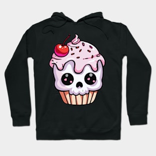 skull cupcake Hoodie